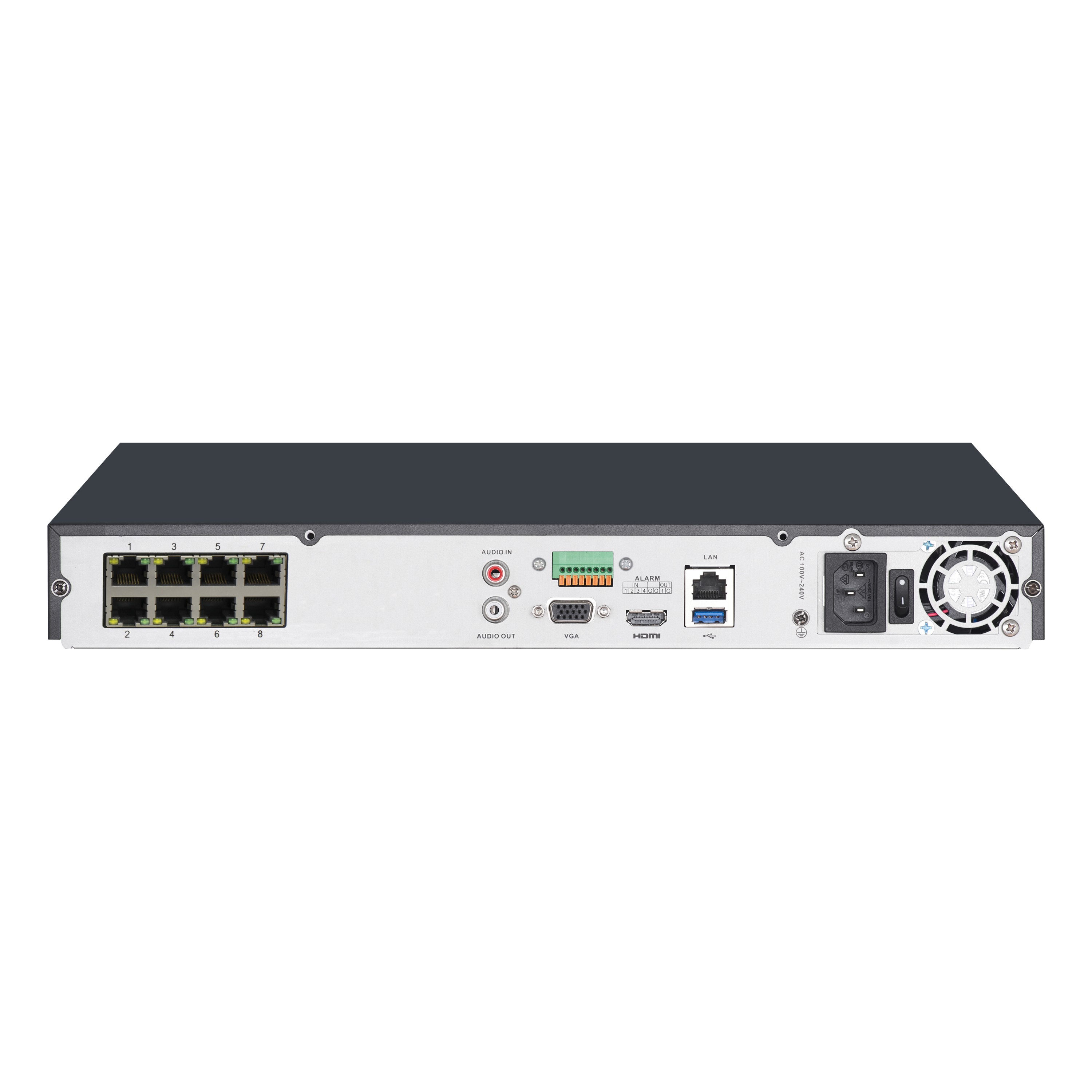 8 Channel 4K UHD NVR Security System 