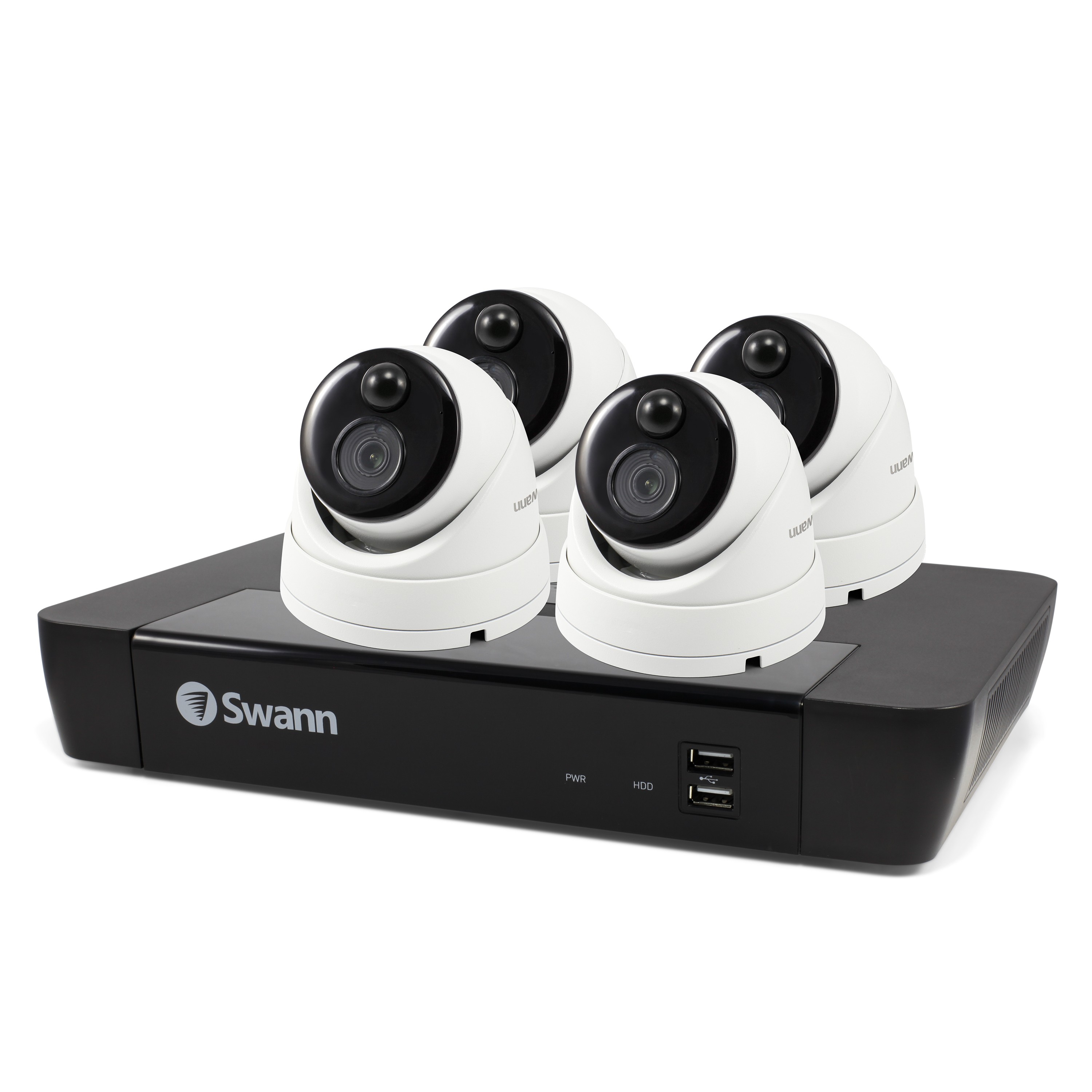 swann 5mp super hd 2tb hdd with 4 x 5mp thermal sensing bullet cameras