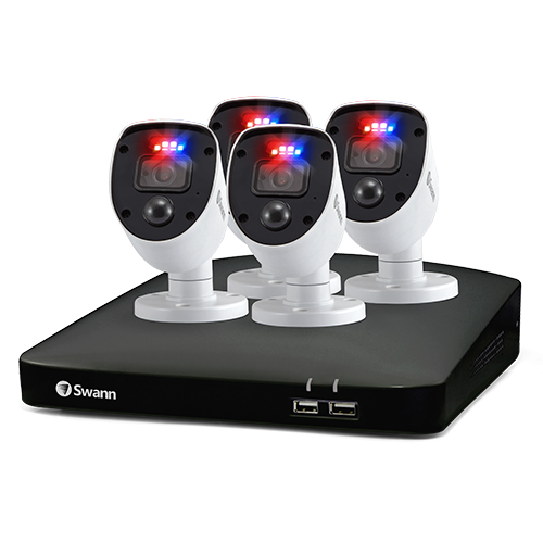 SWDVK-846804SL Enforcer 4 Camera 8 Channel 1080p Full HD DVR Security System -