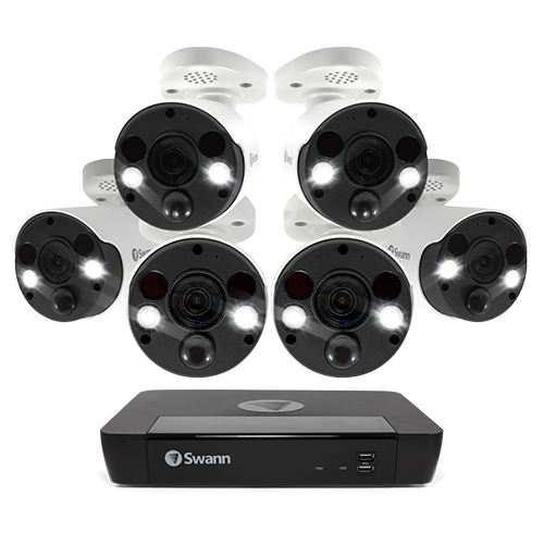SONVK-886806FB 6 Camera 8 Channel 4K Ultra HD NVR Security System -