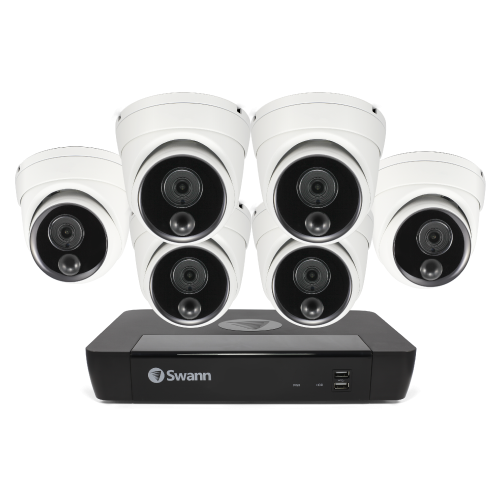 6 Camera 8 Channel 4k Ultra Hd Nvr Security System Canada
