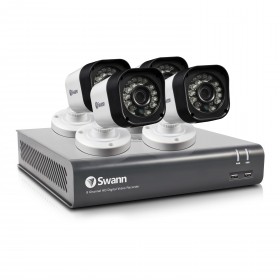 DVR8-1600 - 8 Channel 720p Digital Video Recorder & 4 x PRO-T835 Cameras