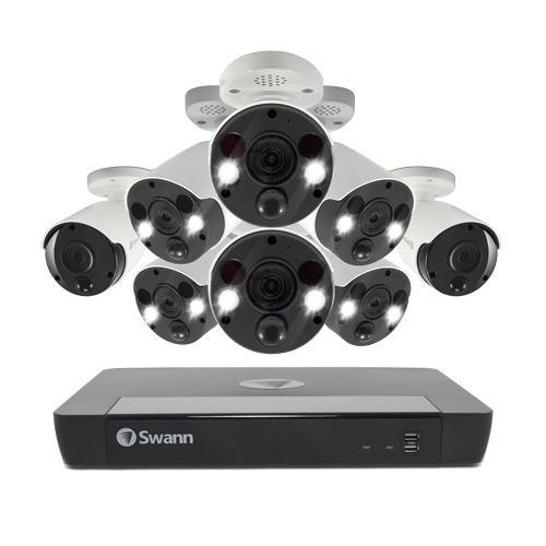 8 Camera 16 Channel 4K Ultra HD NVR Security System